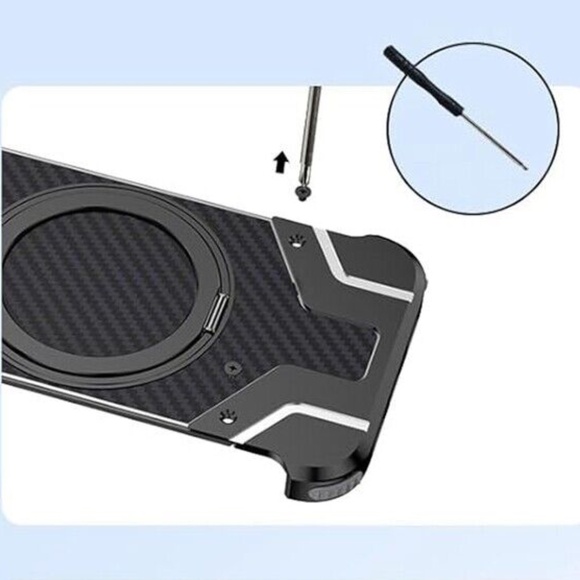 iPhone 16 Pro Max Metal Carbon Fiber Case - Picture 4 of 6